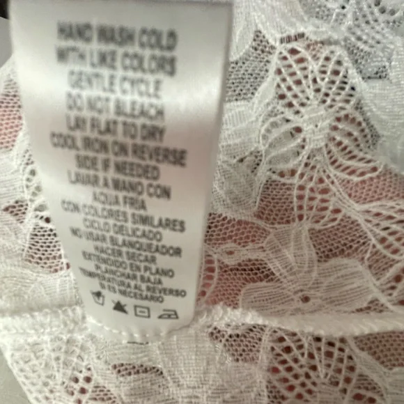 NWT Harper 241,  Ivory Floral Lace V-Neck Shrug Cover-Up, Sz Lge - Picture 11 of 15